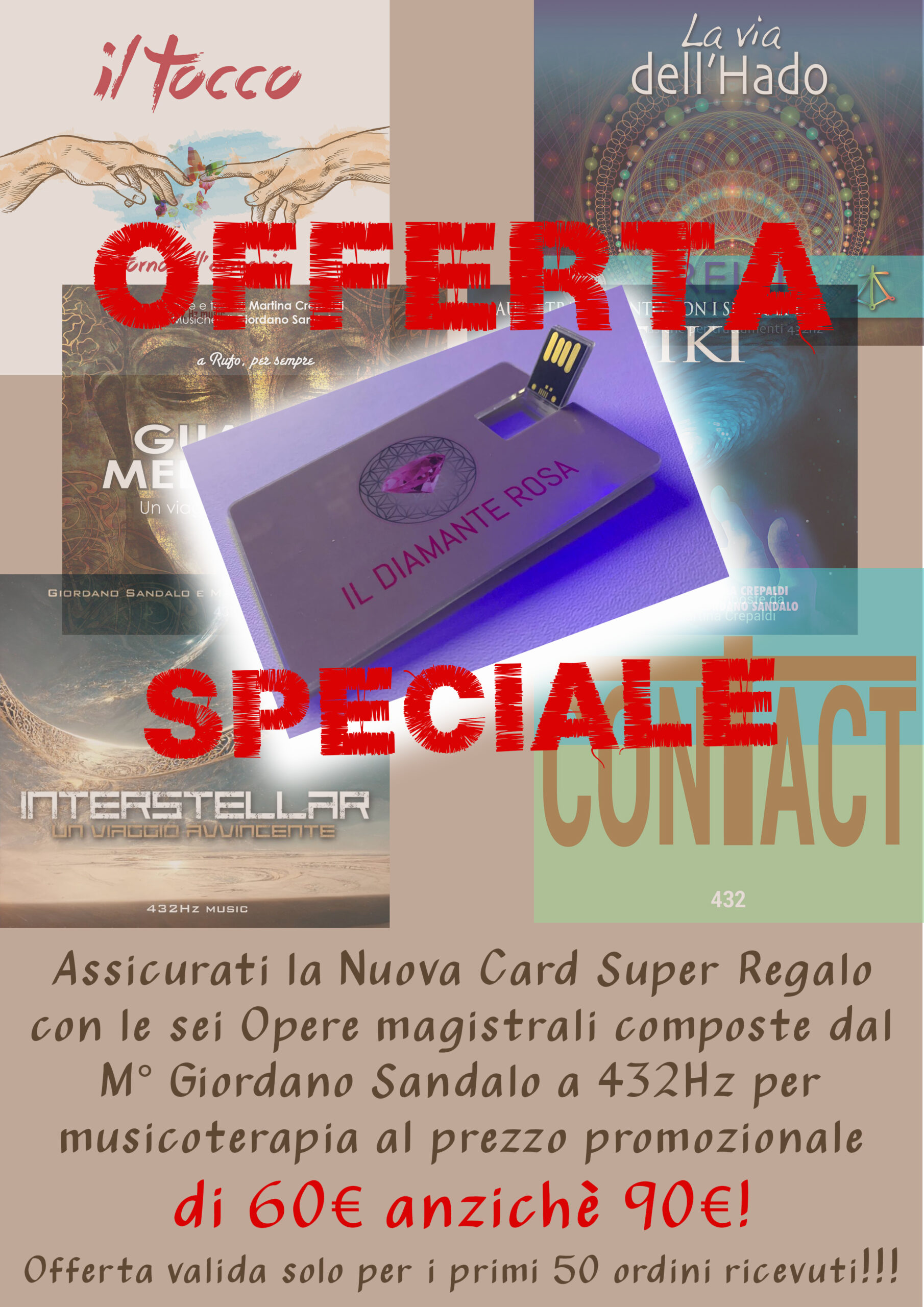 Super CARD USB Promo Gennaio (musiche 432 Hz)
