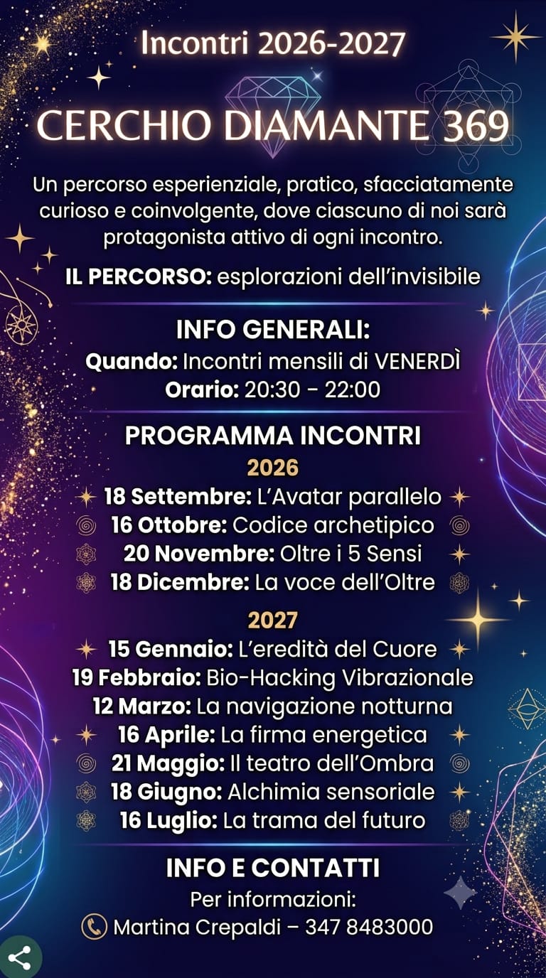 Locandina Cerchio Diamante 369